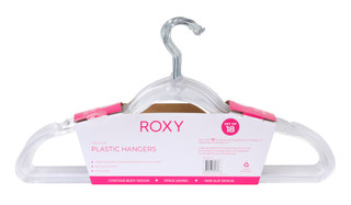 Thumbnail 3: ROXY 18 Pk Slim Plastic Hangers 