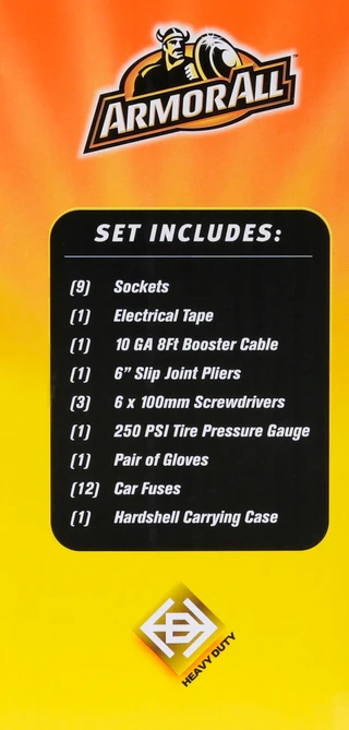 Thumbnail 3: Armor All Booster Cable Car Tool Kit 