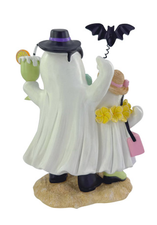 Thumbnail 2: Magical Season 9.75 in Tropical Resin Bestie Ghosts Halloween Home Accent 