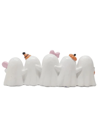 Thumbnail 2: Magical Season 11 in Resin Spooky Cute Ghosts Halloween Home Accent 