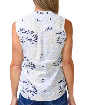 Thumbnail 2: Dash Women's Sleeveless Button Neck Top 