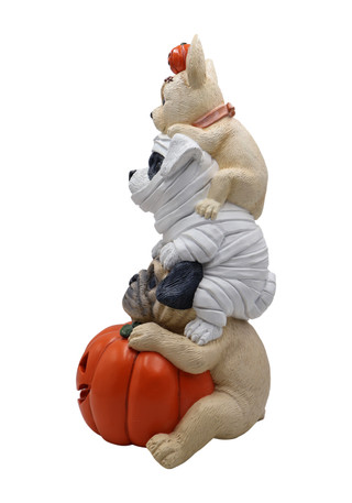 Thumbnail 3: Magical Season 24 in Stacked Dogs Pumpkin Halloween Home Accent 