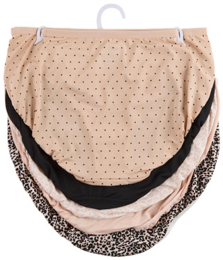 Thumbnail 2: Gloria Vanderbilt Womens 5-Pack Hi Cut Panties 