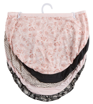 Thumbnail 2: Gloria Vanderbilt Womens 5-Pack Hi Cut Panties 