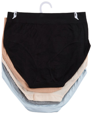 Thumbnail 2: Gloria Vanderbilt Plus 5-Pack Seamless Brief Panties 