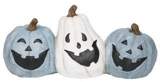 Thumbnail 1: Magical Season Triple Jack-o'-lantern Halloween Home Accent 