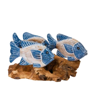 Thumbnail 2: JD YEATTS Blue Fish Trio Home Accent 