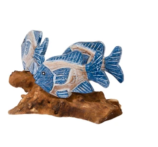 Thumbnail 3: JD YEATTS Blue Fish Trio Home Accent 