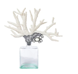 Thumbnail 3: Contrast Glass Coral Home Accent 