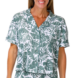 Thumbnail 2: JACLYN Women's 2 Pc Pajama Shorts Set 
