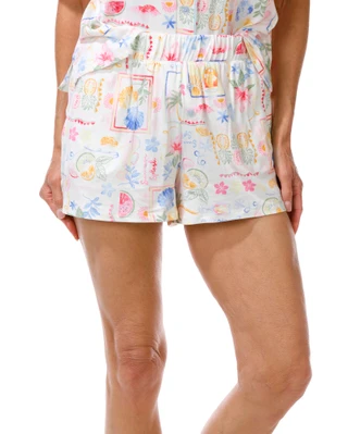 Thumbnail 3: JACLYN Women's 2 Pc Pajama Shorts Set 