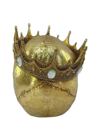 Thumbnail 2: Magical Season 9 in Resin Skull Crown Halloween Home Accent 