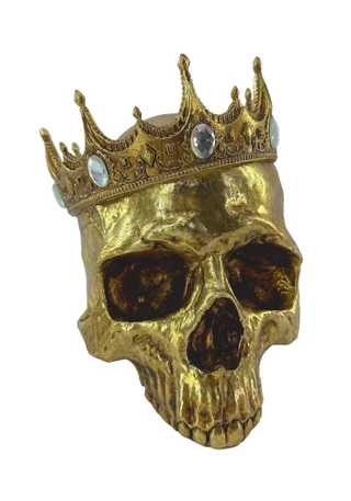 Thumbnail 1: Magical Season 9 in Resin Skull Crown Halloween Home Accent 
