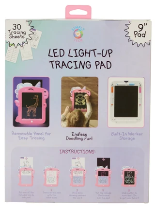 Thumbnail 2: SIMPLY TECH LED Light Up Unicorn Tracing Pad 