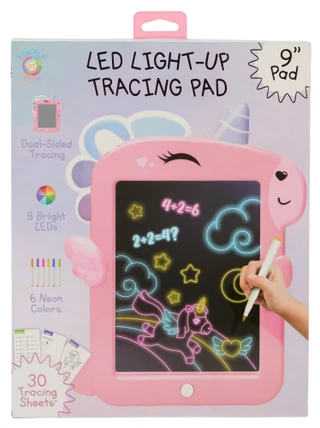 Thumbnail 1: SIMPLY TECH LED Light Up Unicorn Tracing Pad 