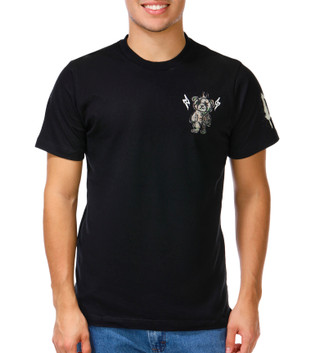 Thumbnail 2: Greatful Revolution Men's Superior Dead Bear Applique Graphic Tee 