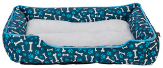 Thumbnail 2: PET POSSE 24x18 Pawprint & Bones Pet Bed 