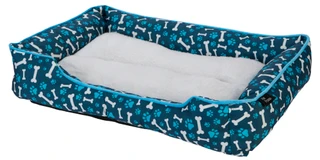 Thumbnail 1: PET POSSE 24x18 Pawprint & Bones Pet Bed 