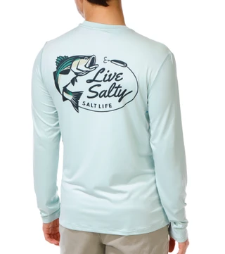 Thumbnail 1: Salt Life Men's Outdoor Logo Long Sleeve Tee 