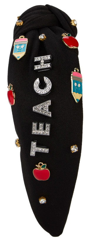 Thumbnail 2: Back-to-School Crystal Teach Headband w/ Charms 