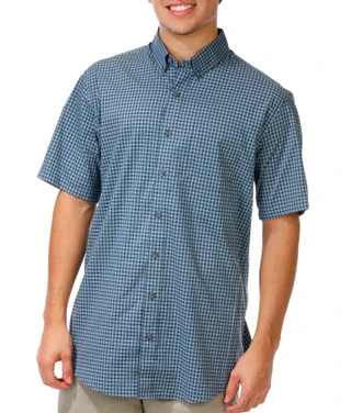 Thumbnail 1: Eddie Bauer Big Men's Button Down Short Sleeve Print Shirt 
