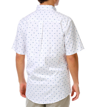 Thumbnail 2: Eddie Bauer Big Men's Button Down Short Sleeve Print Shirt 