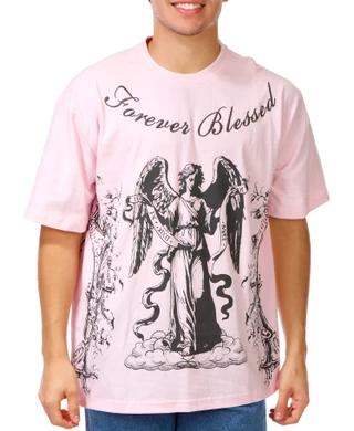 Thumbnail 1: RGSTR Men's Forever Blessed Heavyweight Graphic Tee 