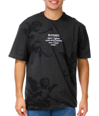 Thumbnail 1: RGSTR Men's Blessed Renaissance Heavyweight Graphic Tee 