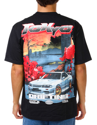 Thumbnail 2: RGSTR Men's Tokyo Drifting Heavyweight Graphic Tee 
