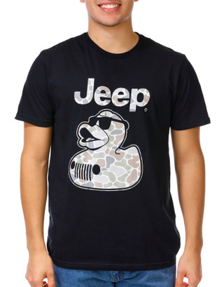 Thumbnail 1: Jedco Men's Jeep Camo Duck Short Sleeve Graphic Tee 
