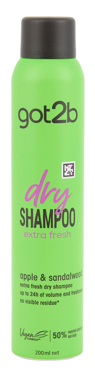 Thumbnail 1: GOT2B 6.76 oz Apple & Sandalwood Extra Fresh Dry Shampoo 
