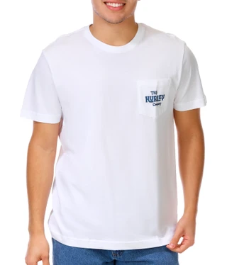 Thumbnail 1: Hurley Men's Logo Hula Graphic Pocket Tee 
