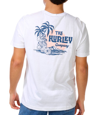 Thumbnail 2: Hurley Men's Logo Hula Graphic Pocket Tee 