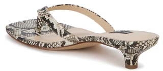 Thumbnail 3: NINE WEST Women's Cassa3 Snake Print Slides 