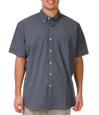 Thumbnail 1: North Hudson Outfitters Big Men's Coastal Button Down Short Sleeve Shirt 