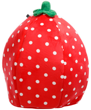 Thumbnail 2: Nandog Pet Gear 18 in Strawberry Pet Cave with Pillow 