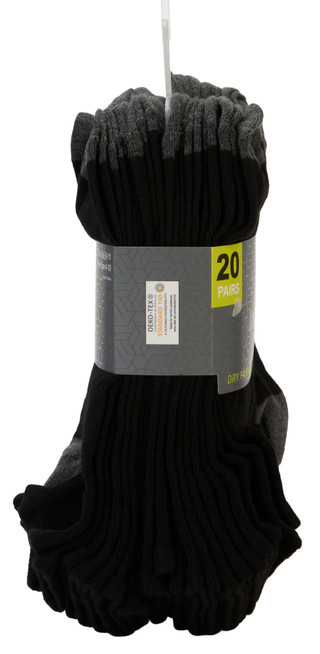 Thumbnail 2: Locker Room  Boys 20 Pk Dry Fresh Sport Socks 