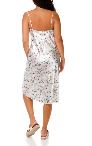 Thumbnail 3: Bebe Juniors Sleeveless Floral Satin Dress 