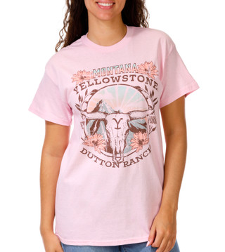 Thumbnail 1: YELLOWSTONE Juniors Dutton Ranch Graphic Tee 