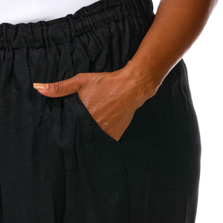 Thumbnail 3: MAX STUDIO Plus Linen Drawstring Pants 