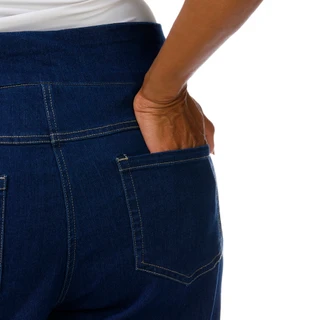 Thumbnail 3: Hearts of Palm Plus Denim Pull-On Capris 