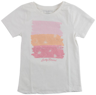Thumbnail 1: Lucky Brand Big Girl's Short Sleeve Painted Floral Tee 