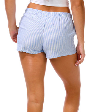 Thumbnail 2: love tree Juniors Stripe Linen Shorts 