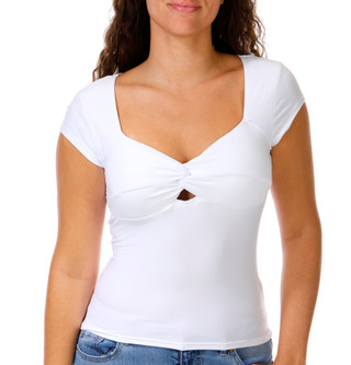 Thumbnail 1: Derek Heart Juniors Molded Cup Twist Front Top 
