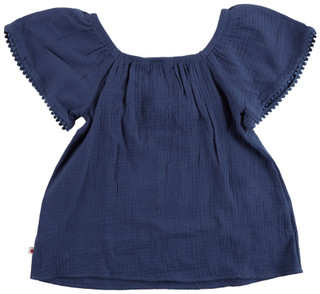 Thumbnail 2: Lucky Brand Big Girl's Short Sleeve Flutter Gauze Top 