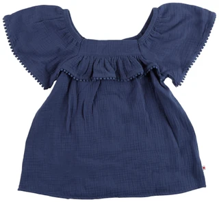 Thumbnail 1: Lucky Brand Big Girl's Short Sleeve Flutter Gauze Top 