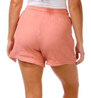 Thumbnail 2: YMI Juniors Pork Chop Pocket Gauze Shorts 