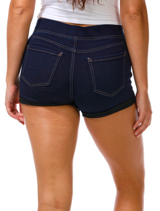 Thumbnail 2: L.E.I. Maddie Dorm Pull-On Roll Cuff Denim Short 