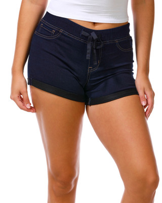 Thumbnail 1: L.E.I. Maddie Dorm Pull-On Roll Cuff Denim Short 