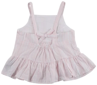 Thumbnail 2: Tommy Hilfiger Big Girl's Sleeveless Tiered Stripe Top 